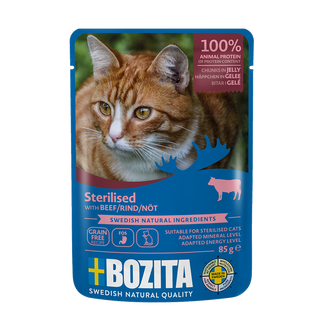 Fóðurbitar í hlaupi fyrir gelda ketti 85g