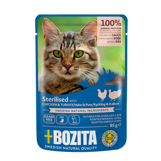 Fóðurbitar í sósu fyrir gelda ketti 85g