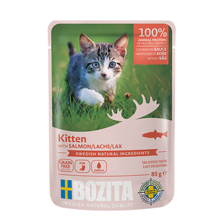 Fóðurbitar í sósu fyrir kettlinga 85g