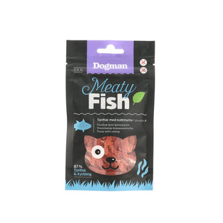 Meaty fiskur/önd nammi með kattarmyntu