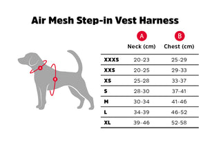 Step-in beisli mesh